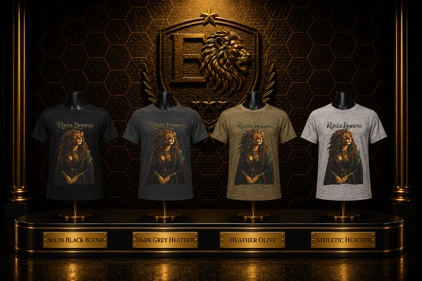 Rasta Lioness™ Premium Graphic Tee — Matriarch Issue