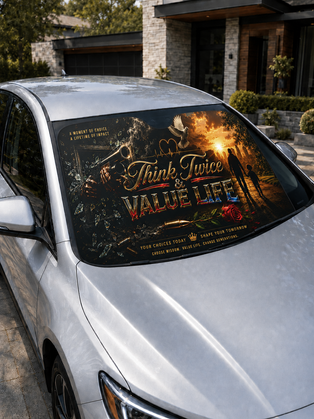 One Choice, Two Futures Sun Shade™