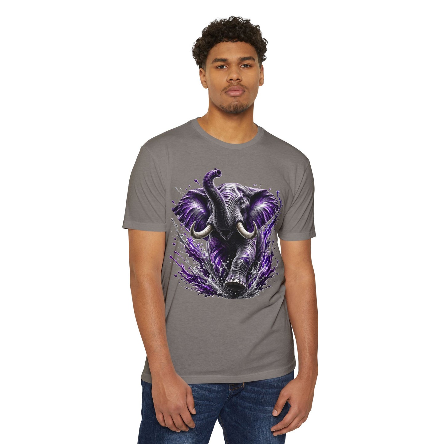 Elephant Graphic T-Shirt — 'Leave Impressions Like One' Inspirational Tee