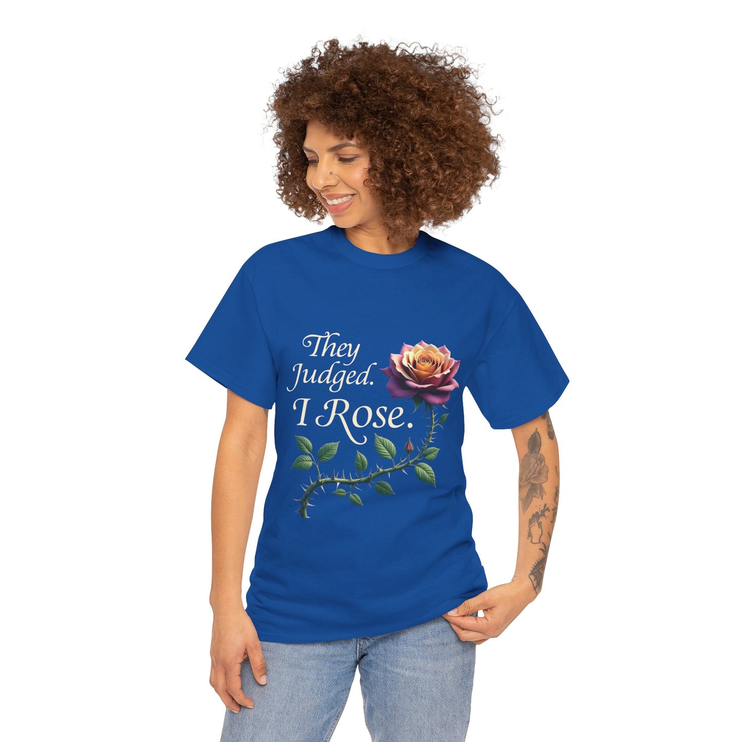 They Judged I Rose Unisex Heavy Cotton Tee