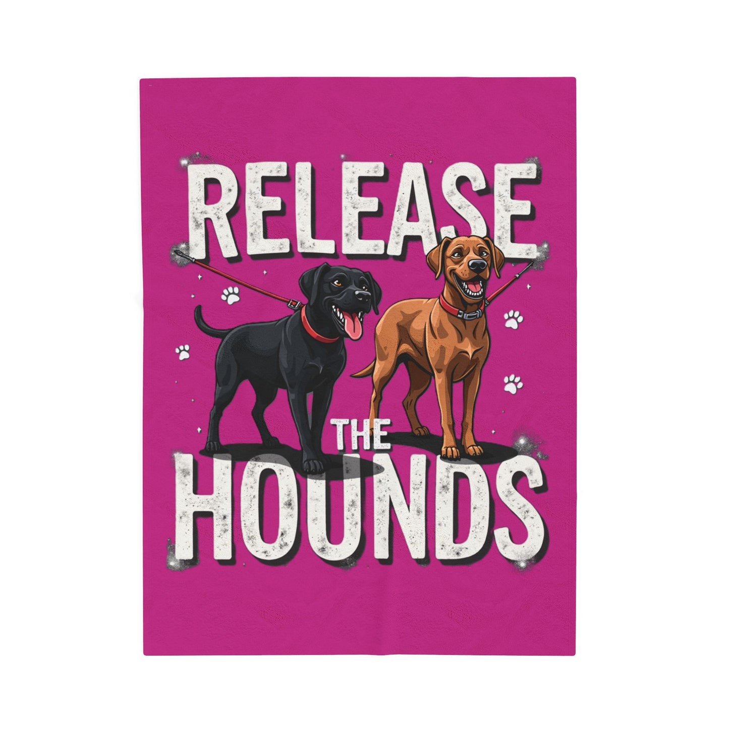 The Unleashed Guardians Throw Blanket — "Release the Hounds"