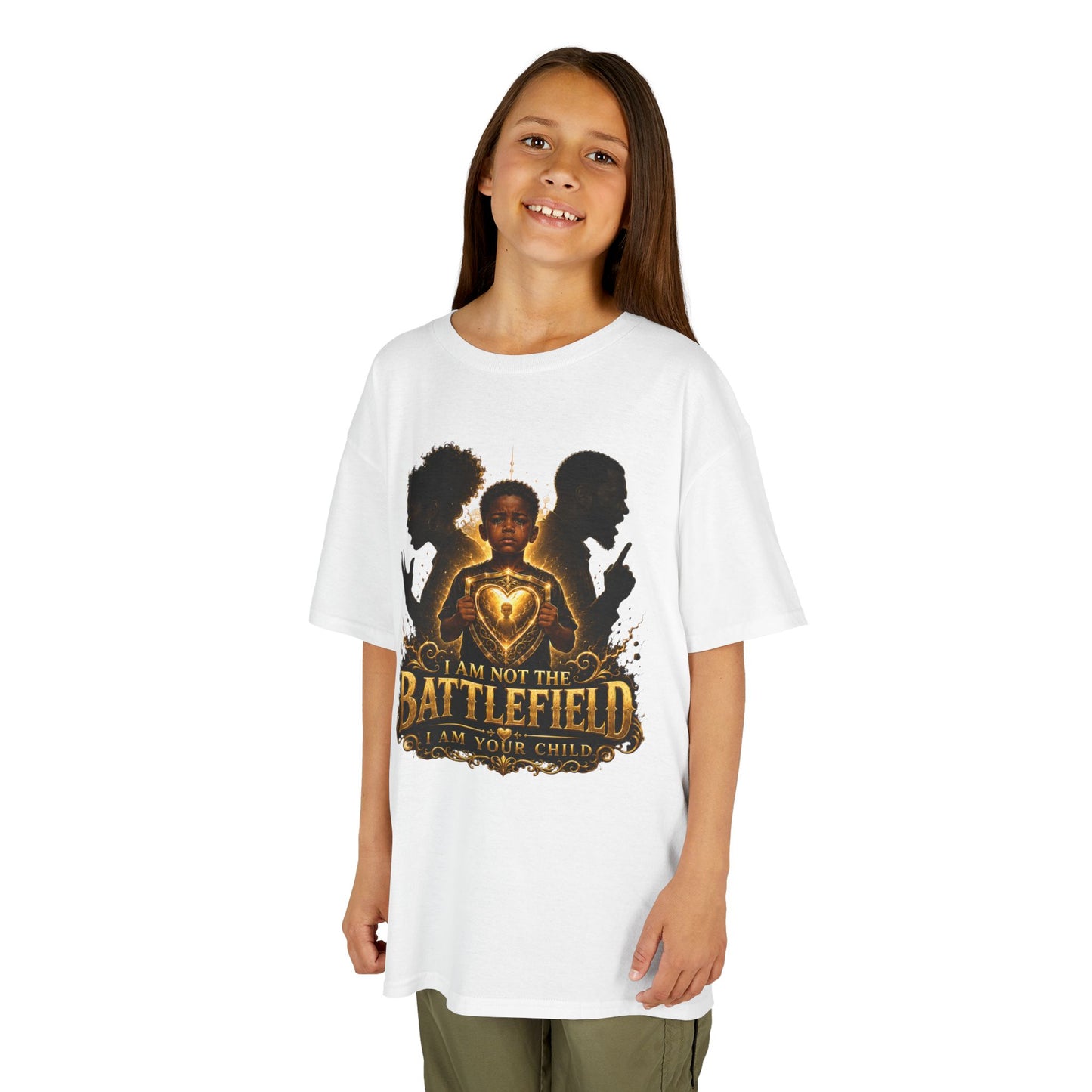 Kids 'I Am Not the Battlefield' Empowerment Tee
