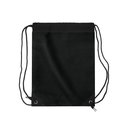 Rebellution SJ Gold Lion Drawstring Bag — 'Serve Justice' Logo Gym Sack