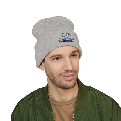 Rebellion Wave Embroidered Cuffed Beanie