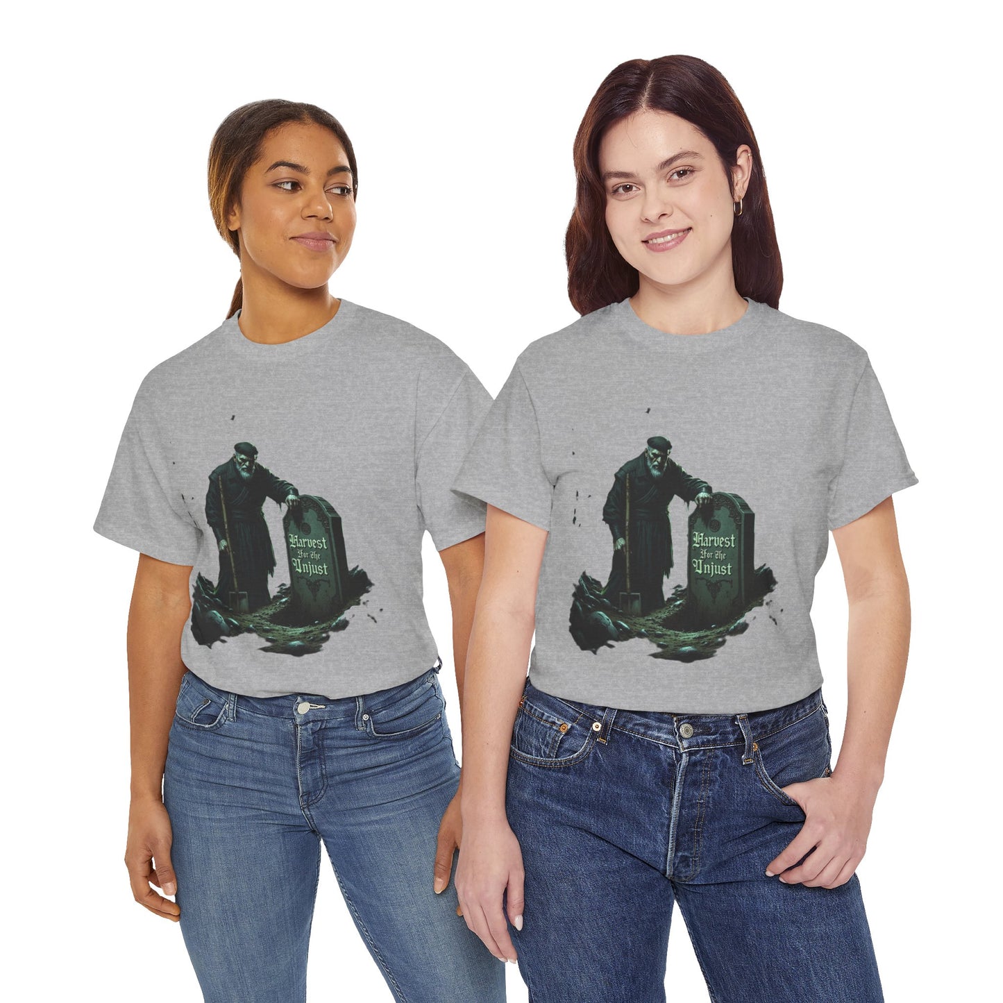 Harvest For The UnJust Unisex Heavy Cotton Tee