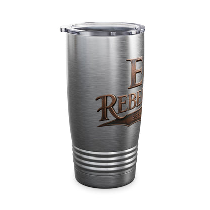 Rebellution Lion Emblem 20oz Tumbler — 'Serve Justice' Insulated Travel Mug