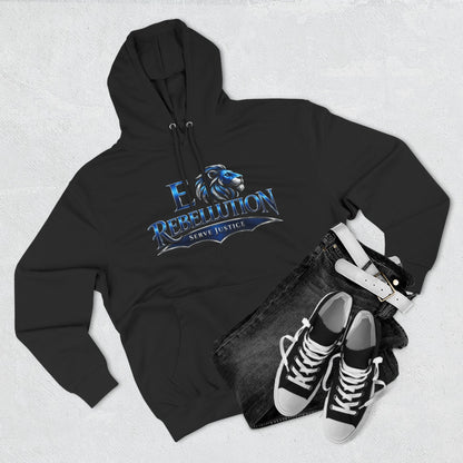 Rebellion Lion Hoodie — Serve Justice Graphic Pullover