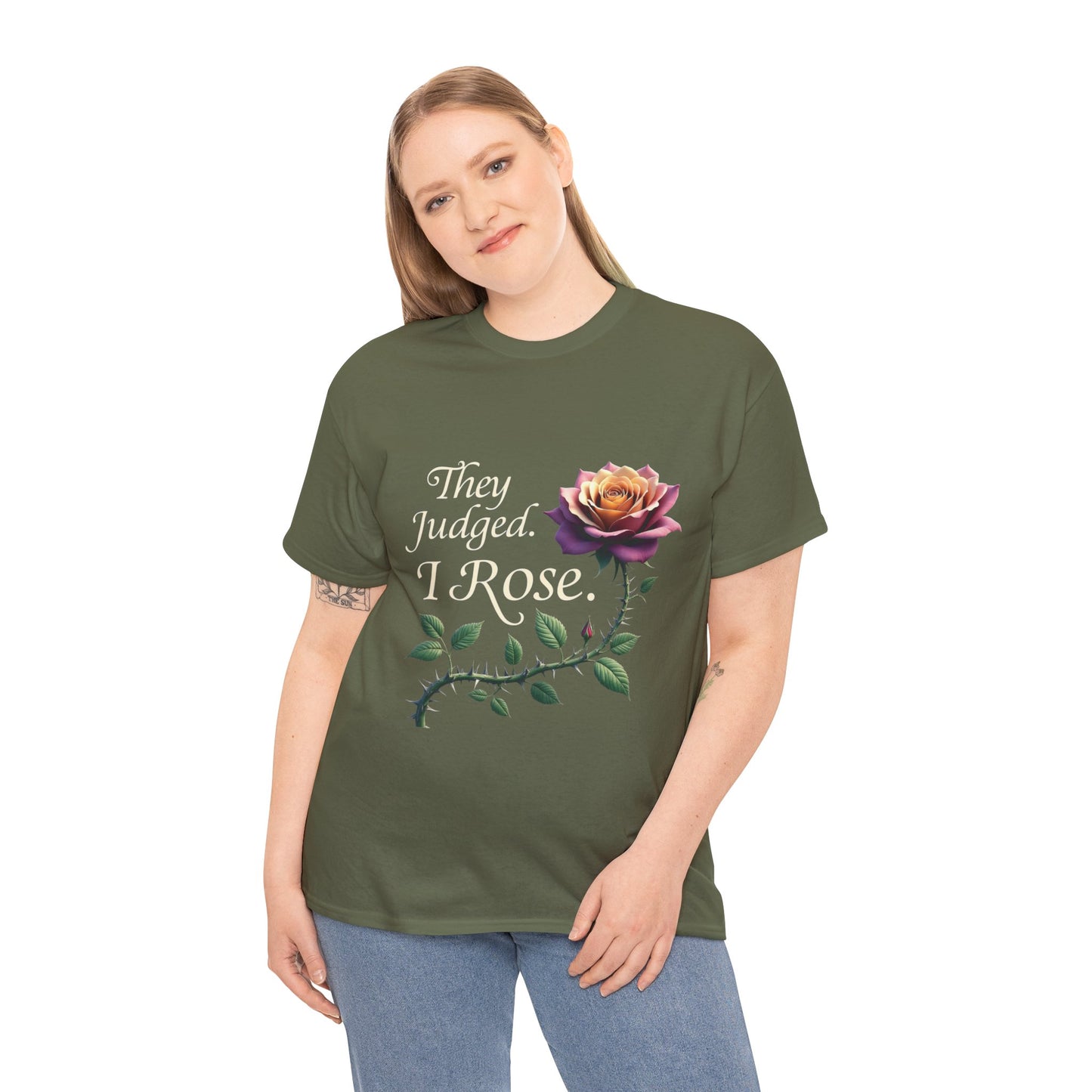 They Judged I Rose Unisex Heavy Cotton Tee