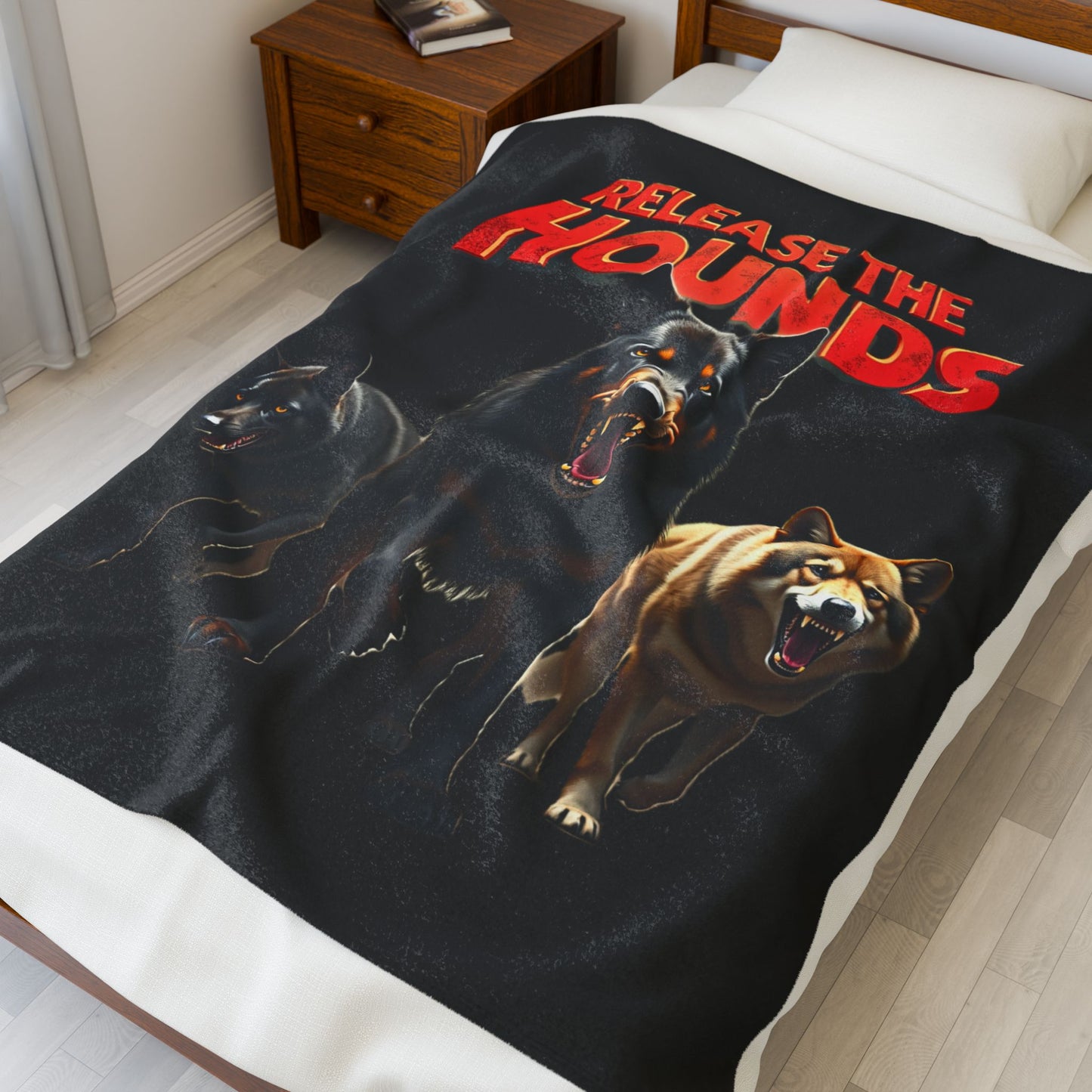 The Unleashed Guardians Throw Blanket — "Release the Hounds"