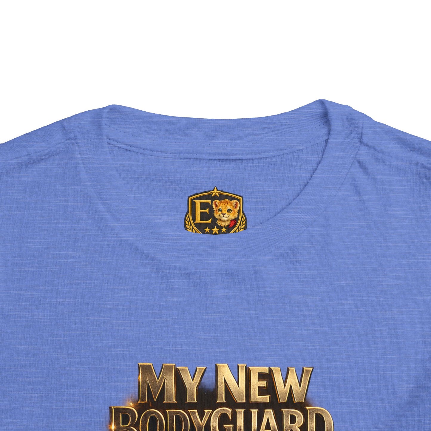 Kids Tee — "My New Bodyguard" Rottweiler Graphic Shirt