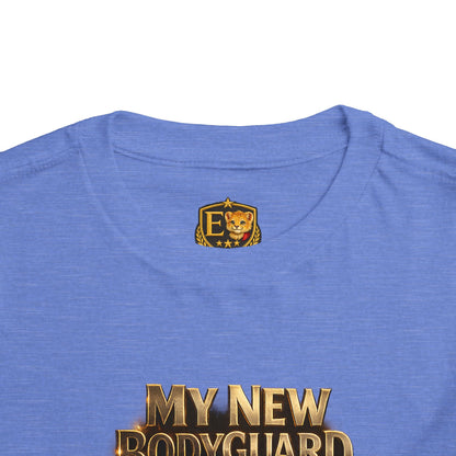 Kids Tee — "My New Bodyguard" Rottweiler Graphic Shirt