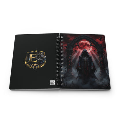 The Threshold Guardian Spiral Bound Journal "Grim Leaving"