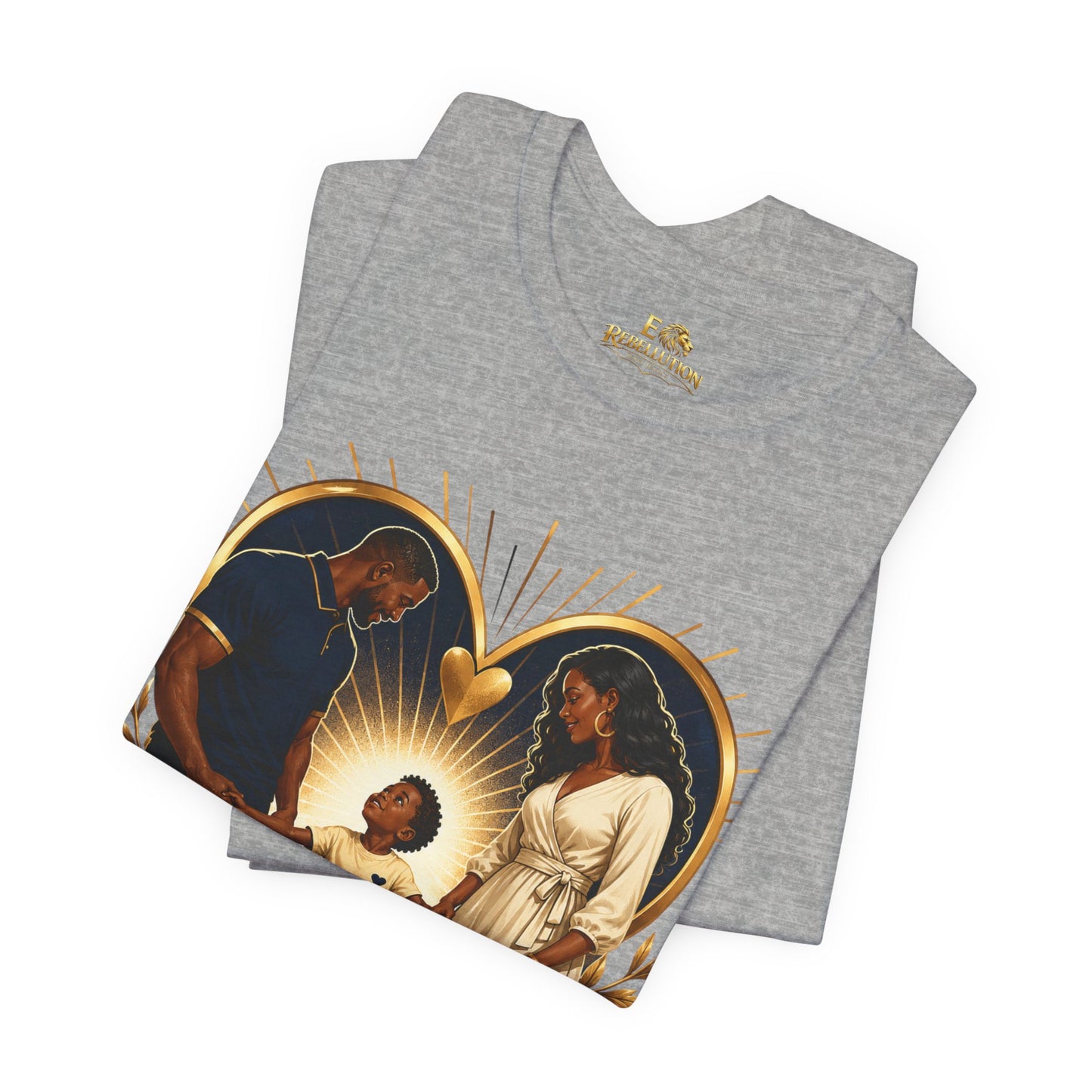 T-Shirt — “Our Hearts Need Both Parents” Family Love Tee