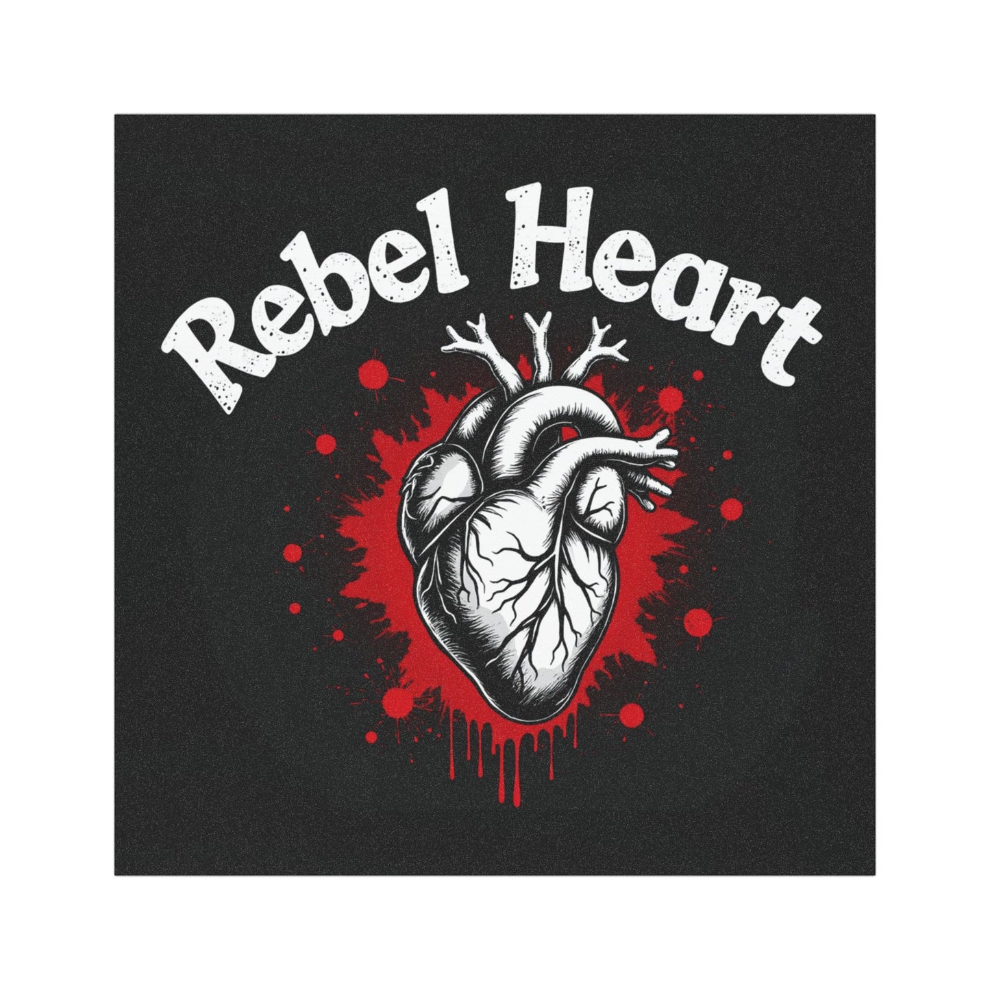 Rebel Heart Car Magnet