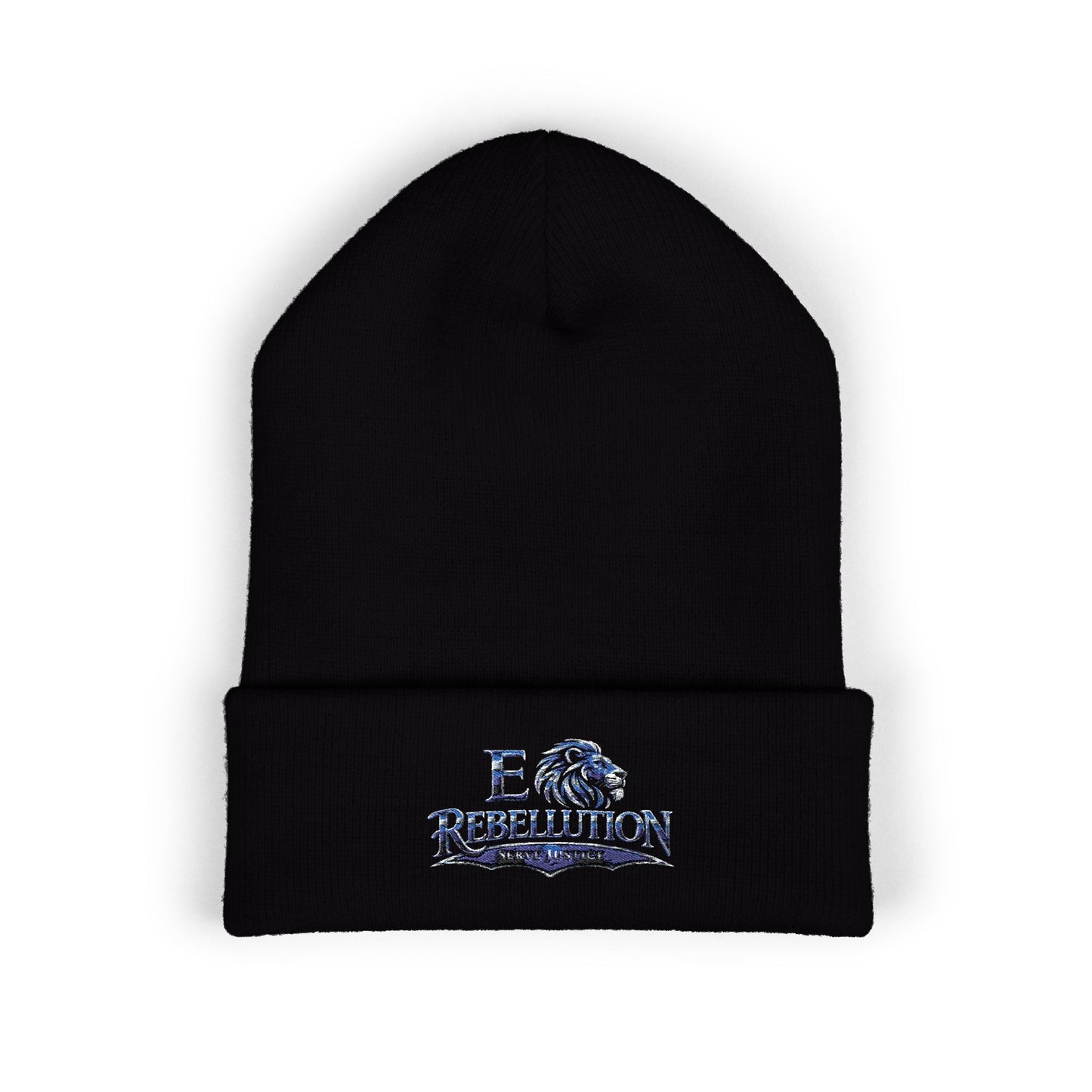 Rebellion Wave Embroidered Cuffed Beanie