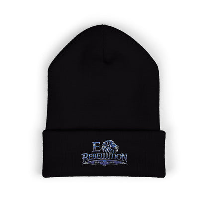 Rebellion Wave Embroidered Cuffed Beanie