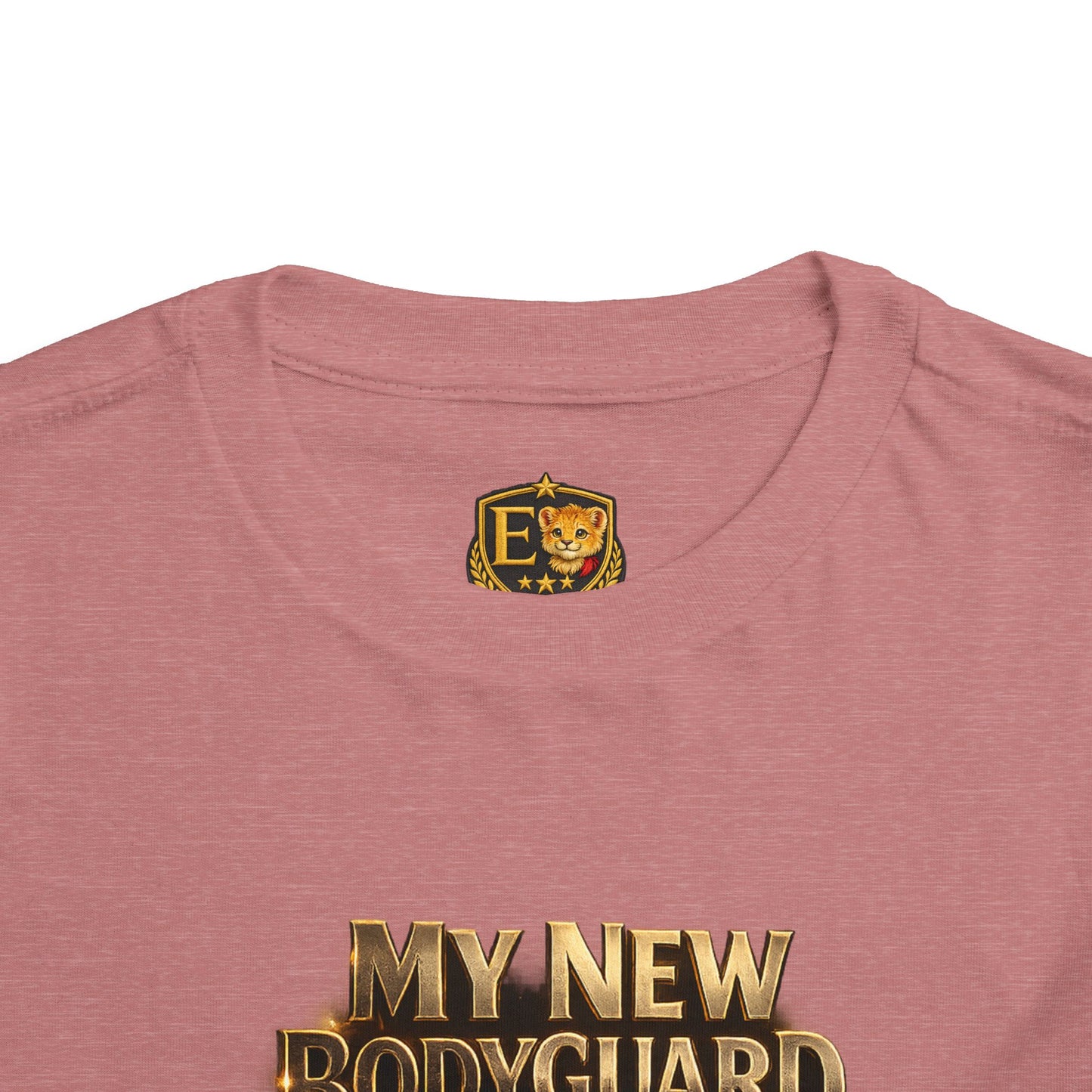 Kids Tee — "My New Bodyguard" Rottweiler Graphic Shirt