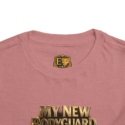 Kids Tee — "My New Bodyguard" Rottweiler Graphic Shirt