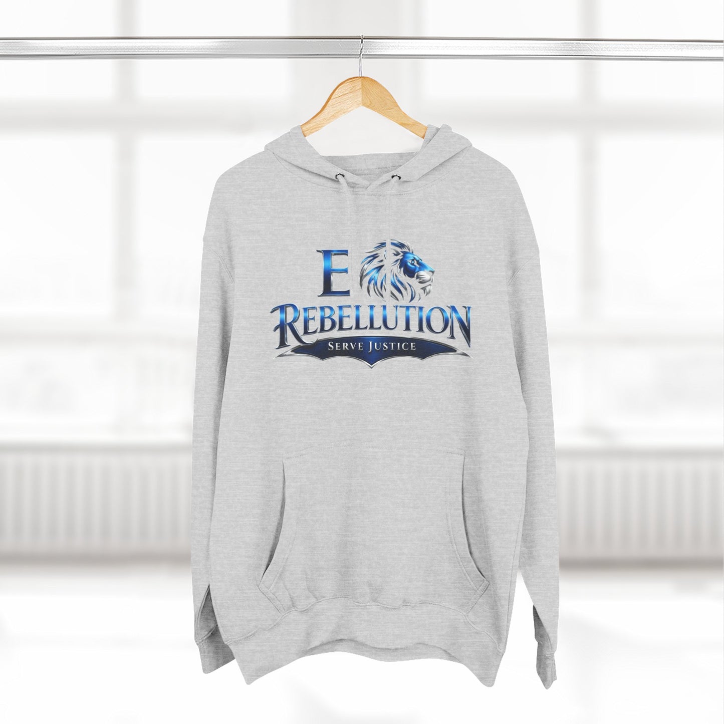 Rebellion Lion Hoodie — Serve Justice Graphic Pullover