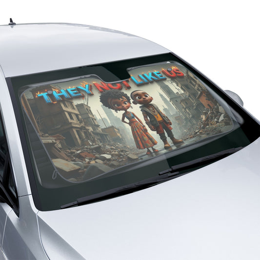 The Young Sovereigns Sun Shade — "They Not Like Us" (Heritage & Sovereignty Collection)