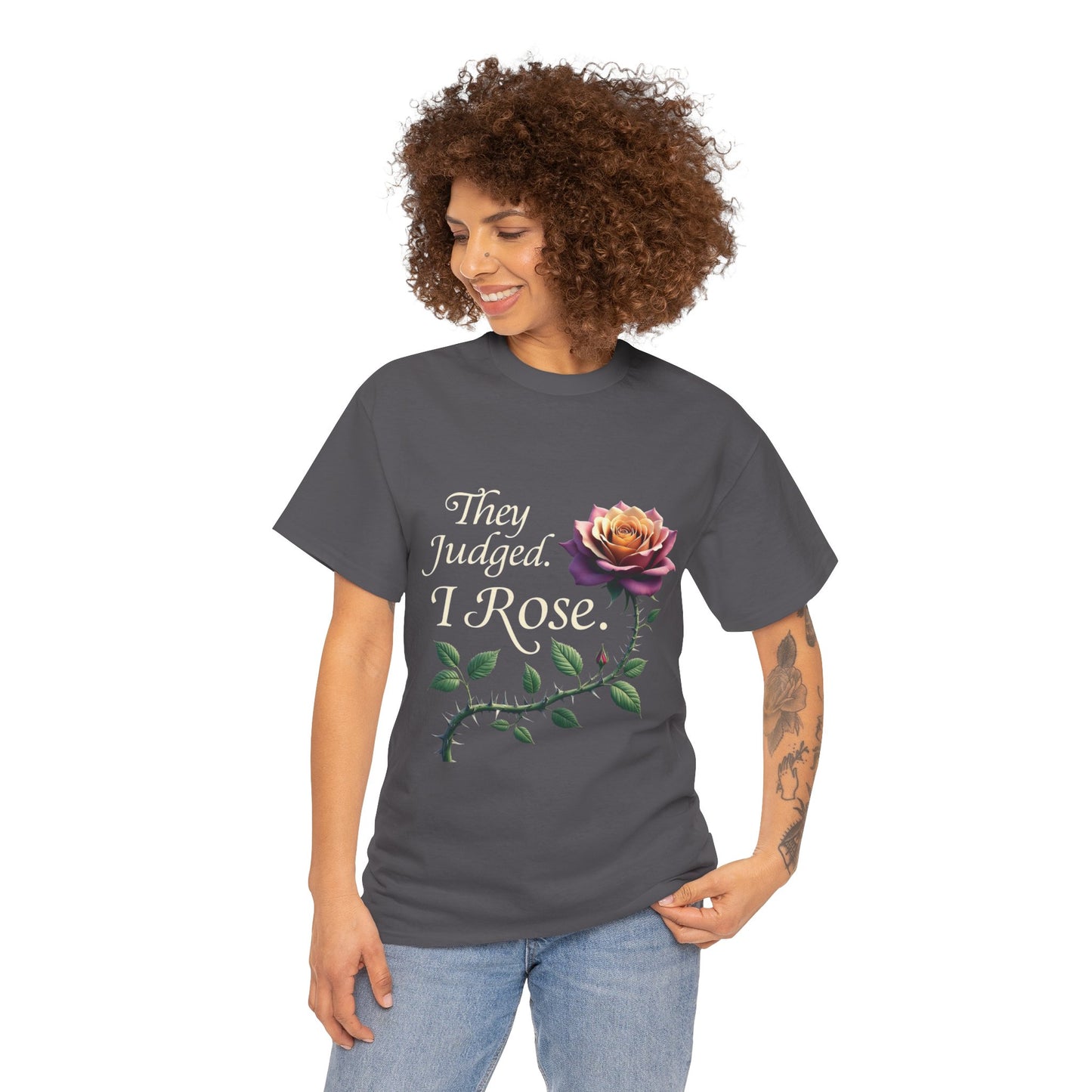 They Judged I Rose Unisex Heavy Cotton Tee