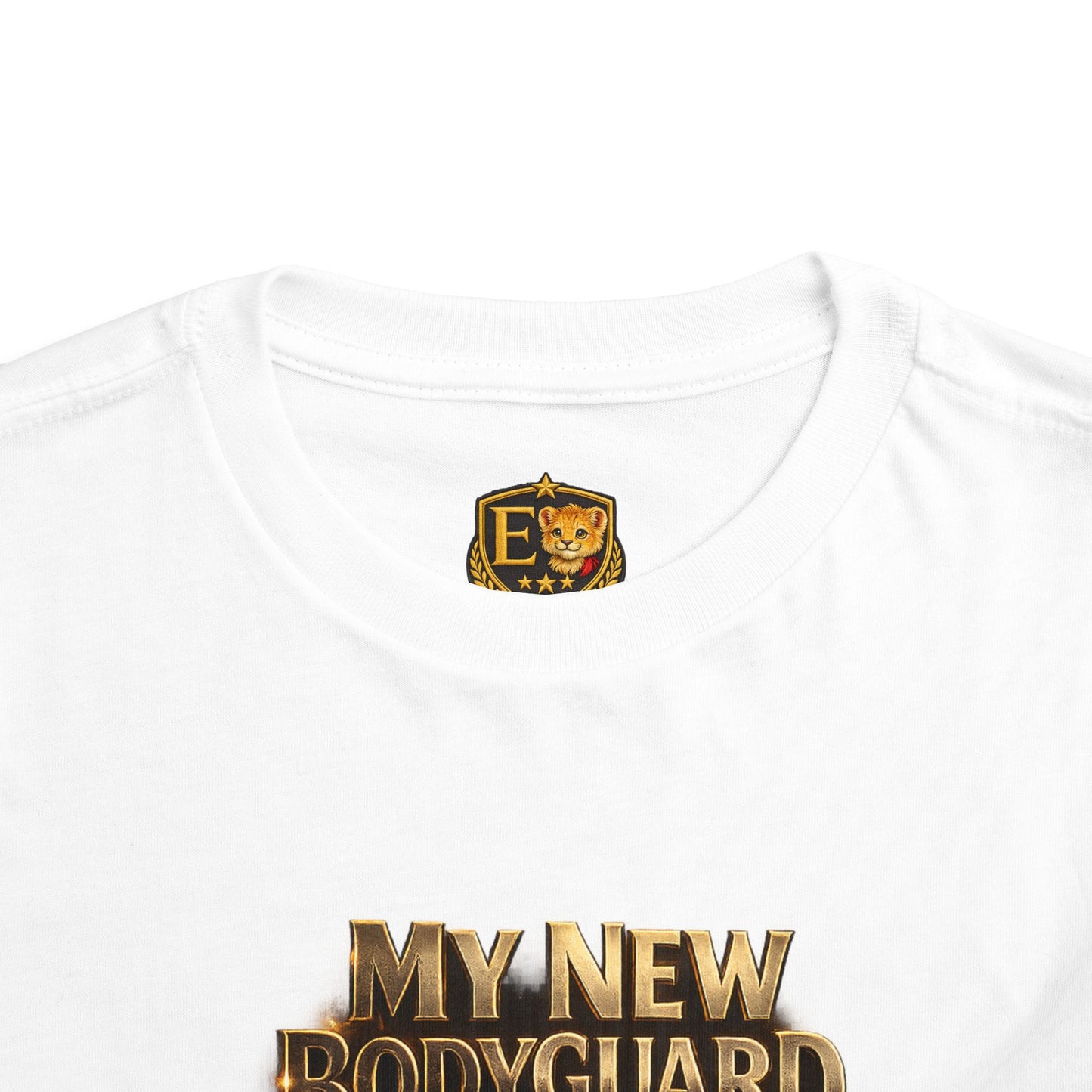 Kids Tee — "My New Bodyguard" Rottweiler Graphic Shirt