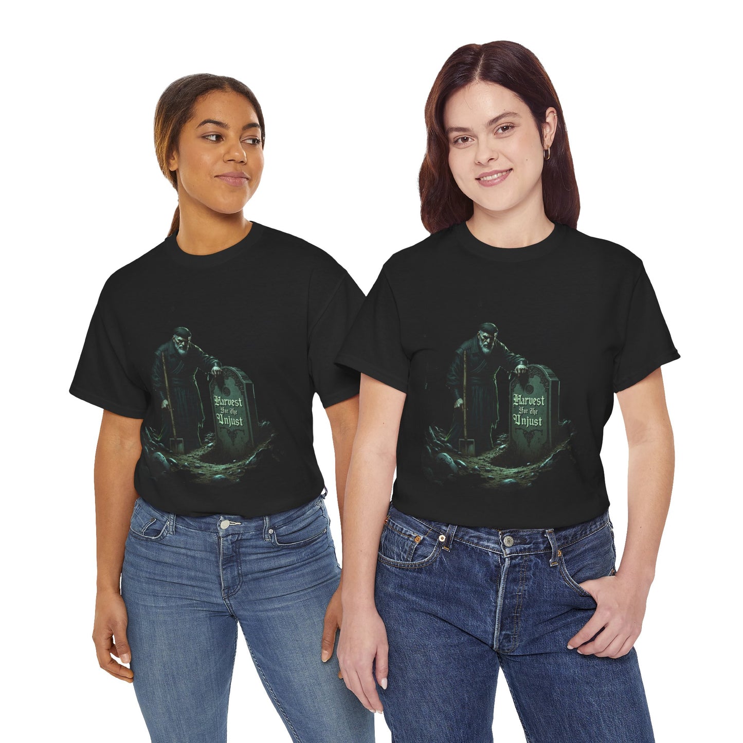 Harvest For The UnJust Unisex Heavy Cotton Tee