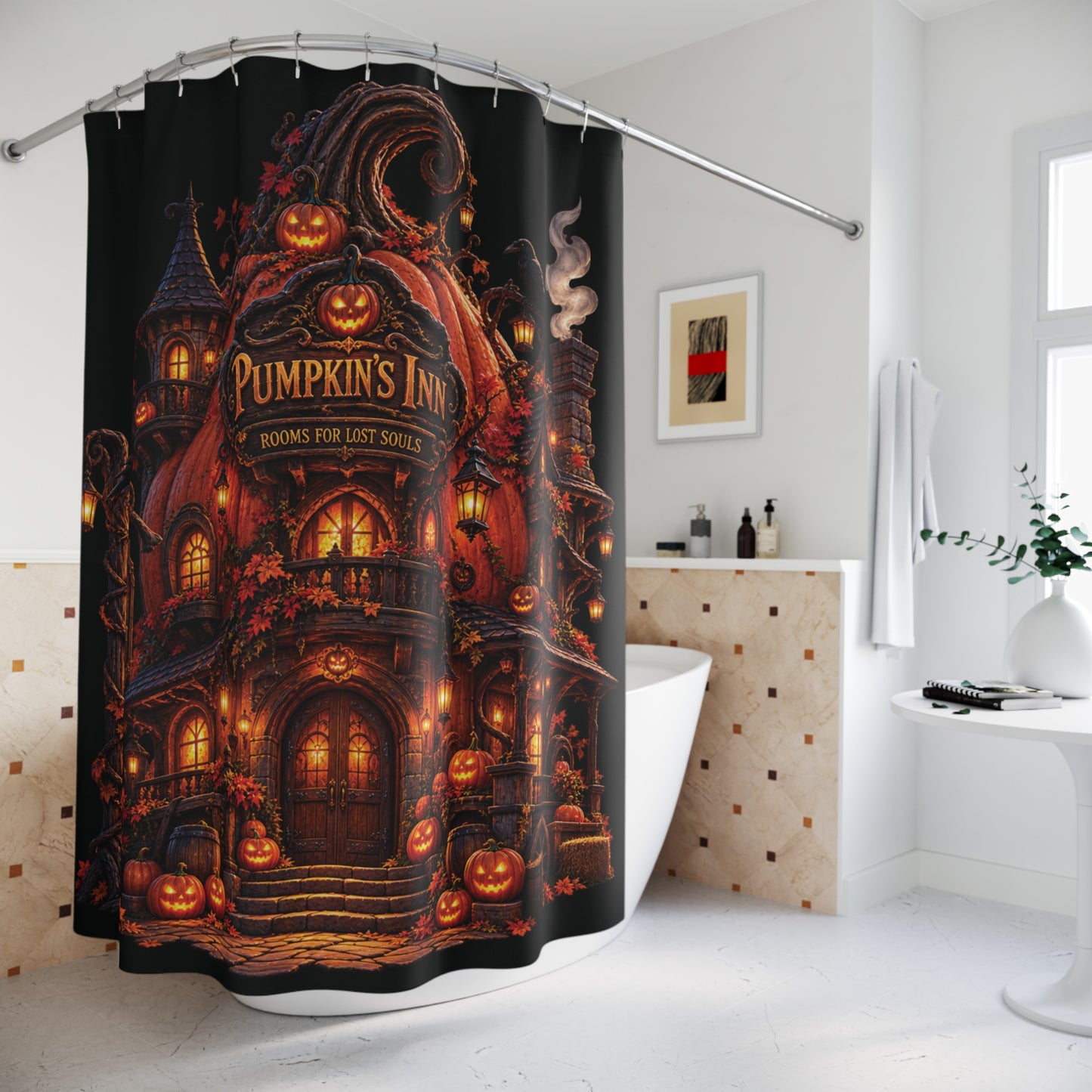 Pumpkin’s Inn Shower Curtain™
