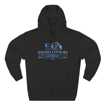 Rebellion Lion Hoodie — Serve Justice Graphic Pullover