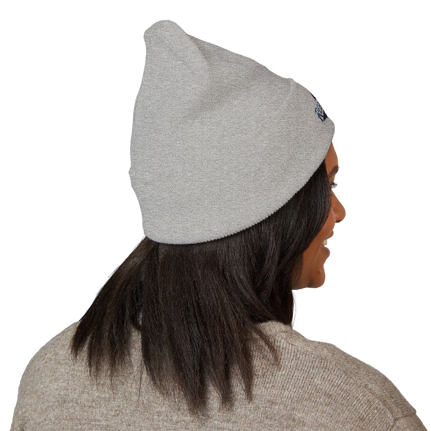 Rebellion Wave Embroidered Cuffed Beanie
