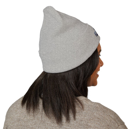 Rebellion Wave Embroidered Cuffed Beanie