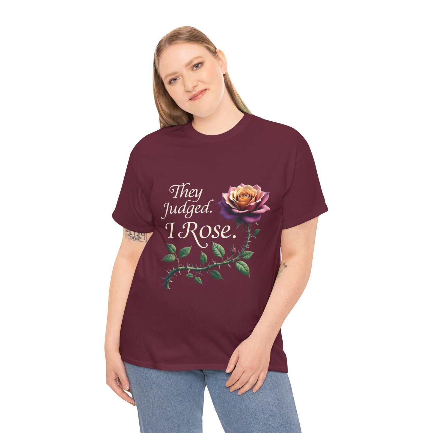 They Judged I Rose Unisex Heavy Cotton Tee