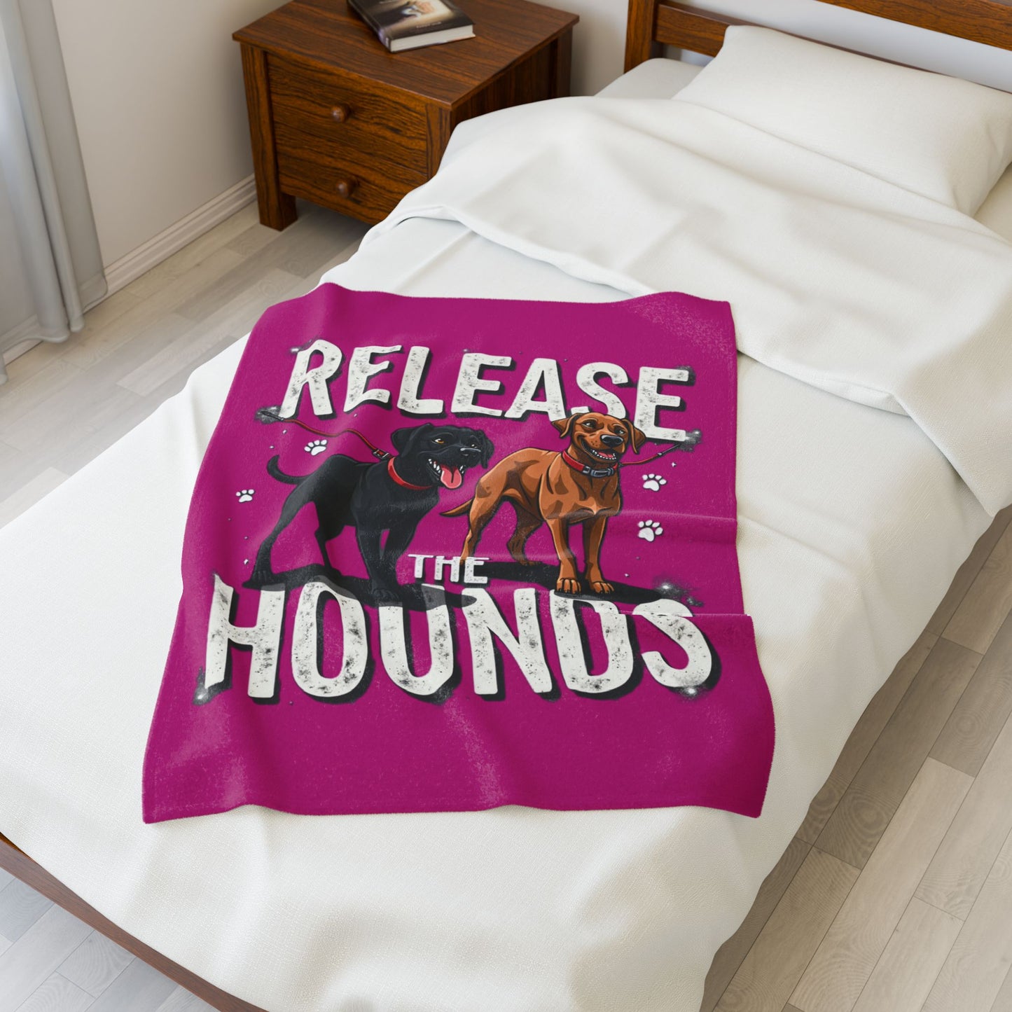The Unleashed Guardians Throw Blanket — "Release the Hounds"
