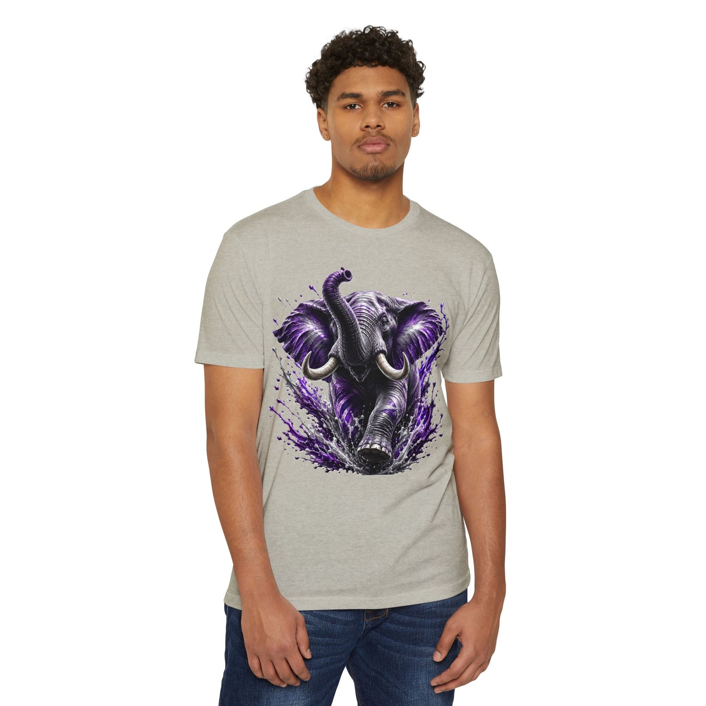 Elephant Graphic T-Shirt — 'Leave Impressions Like One' Inspirational Tee