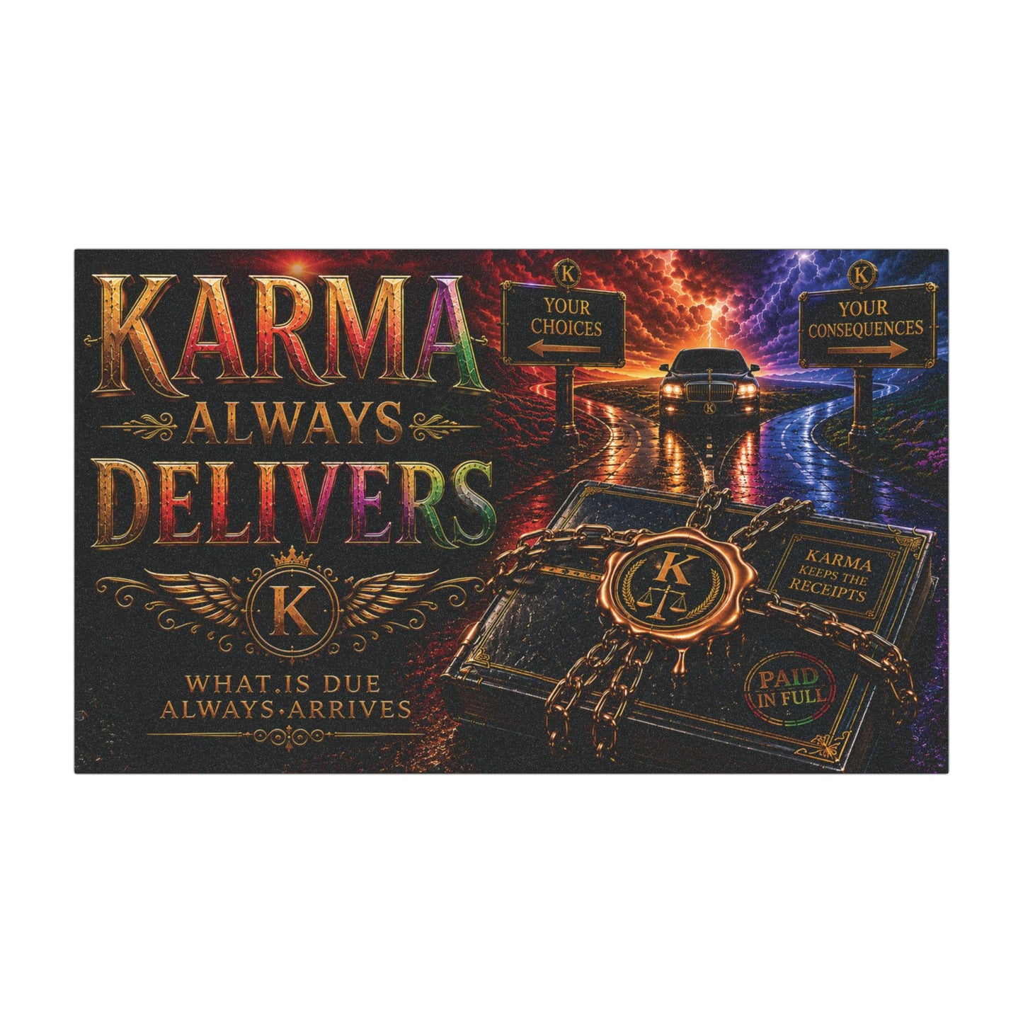 Karma Always Delivers Car Magnet™