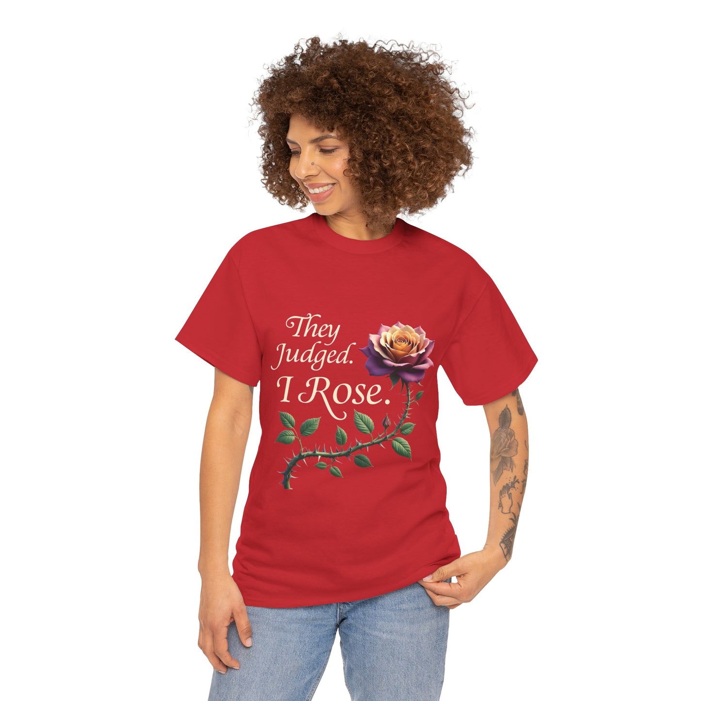 They Judged I Rose Unisex Heavy Cotton Tee