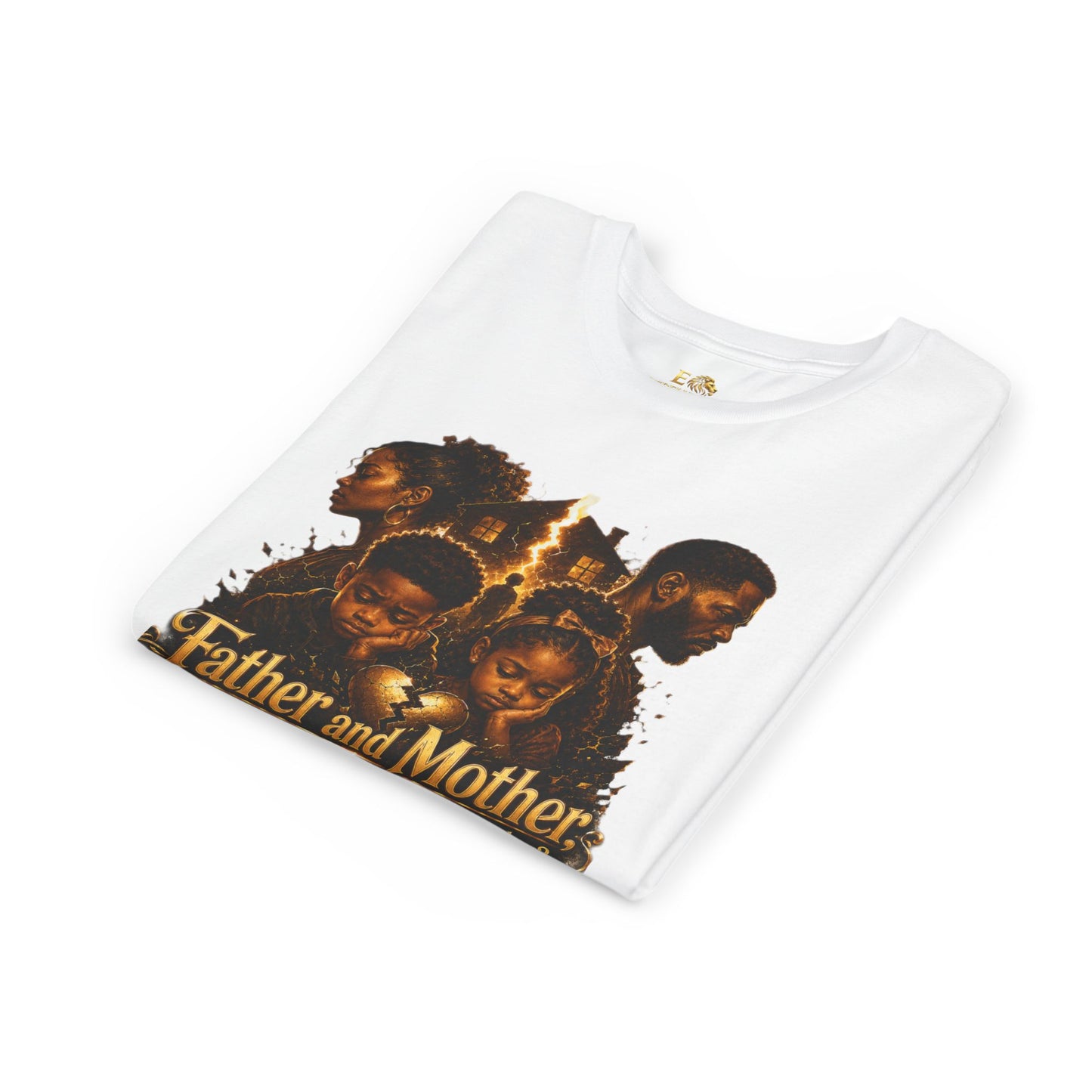 Father and Mother Youth Tee — Inspirational Family Love Kids T-Shirt