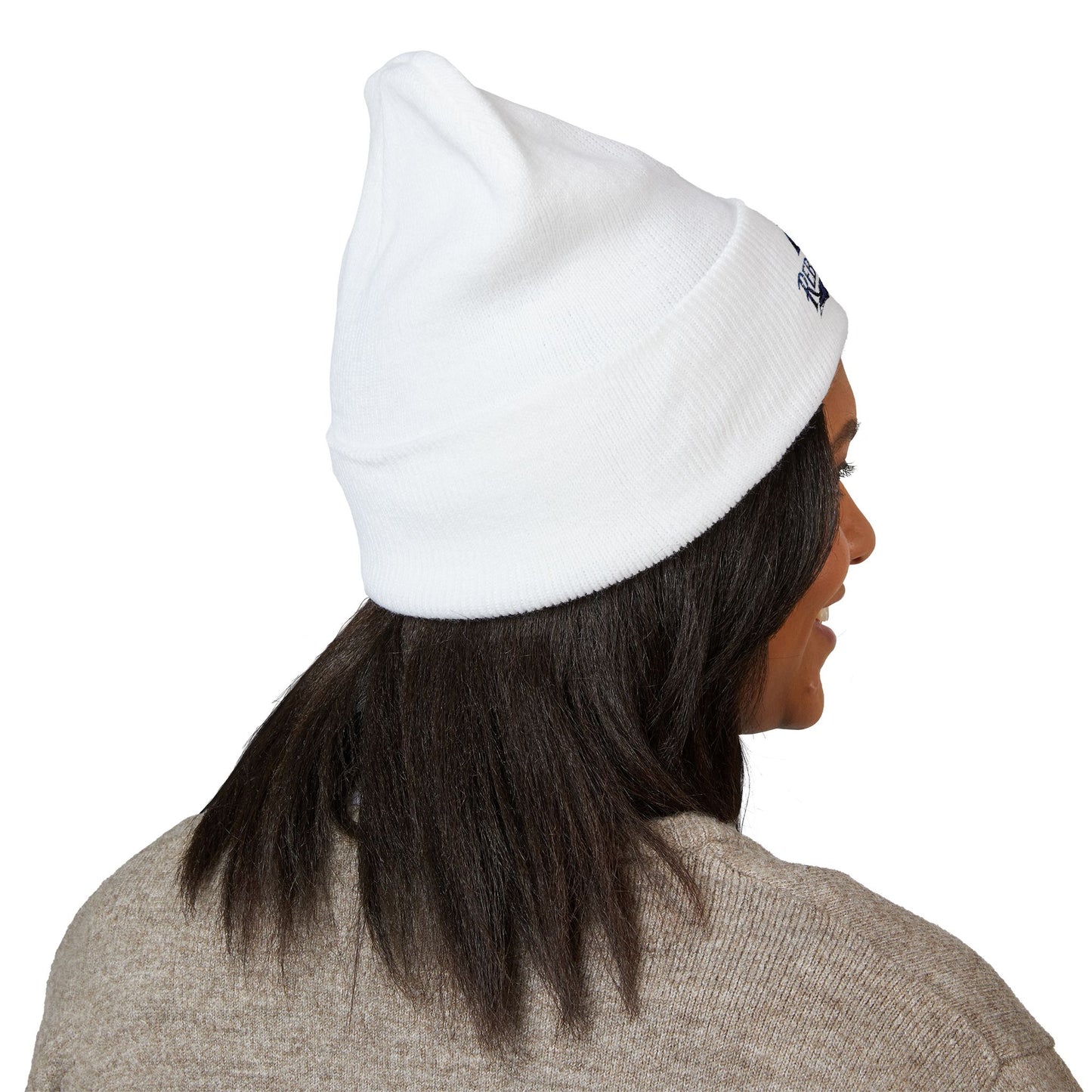 Rebellion Wave Embroidered Cuffed Beanie