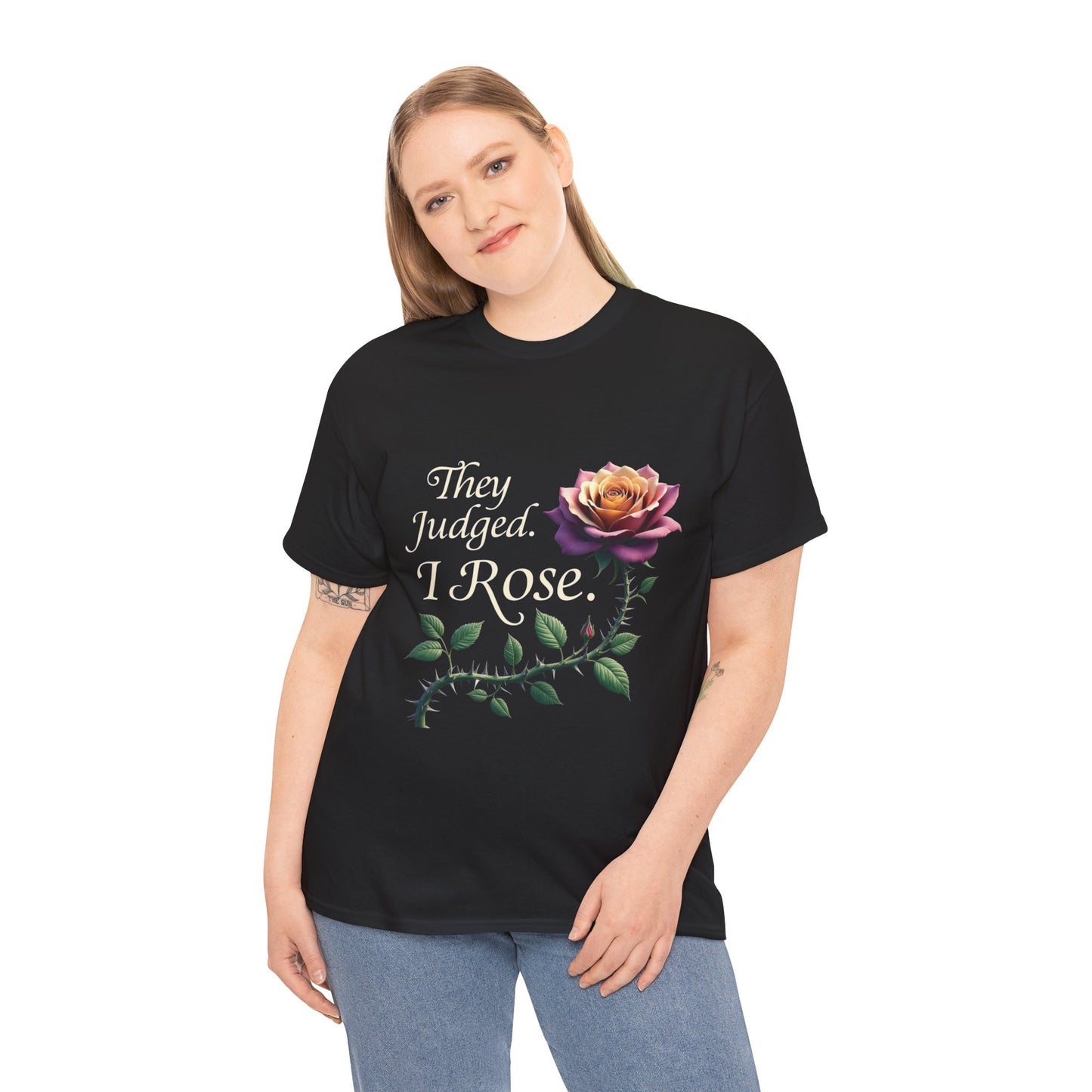 They Judged I Rose Unisex Heavy Cotton Tee