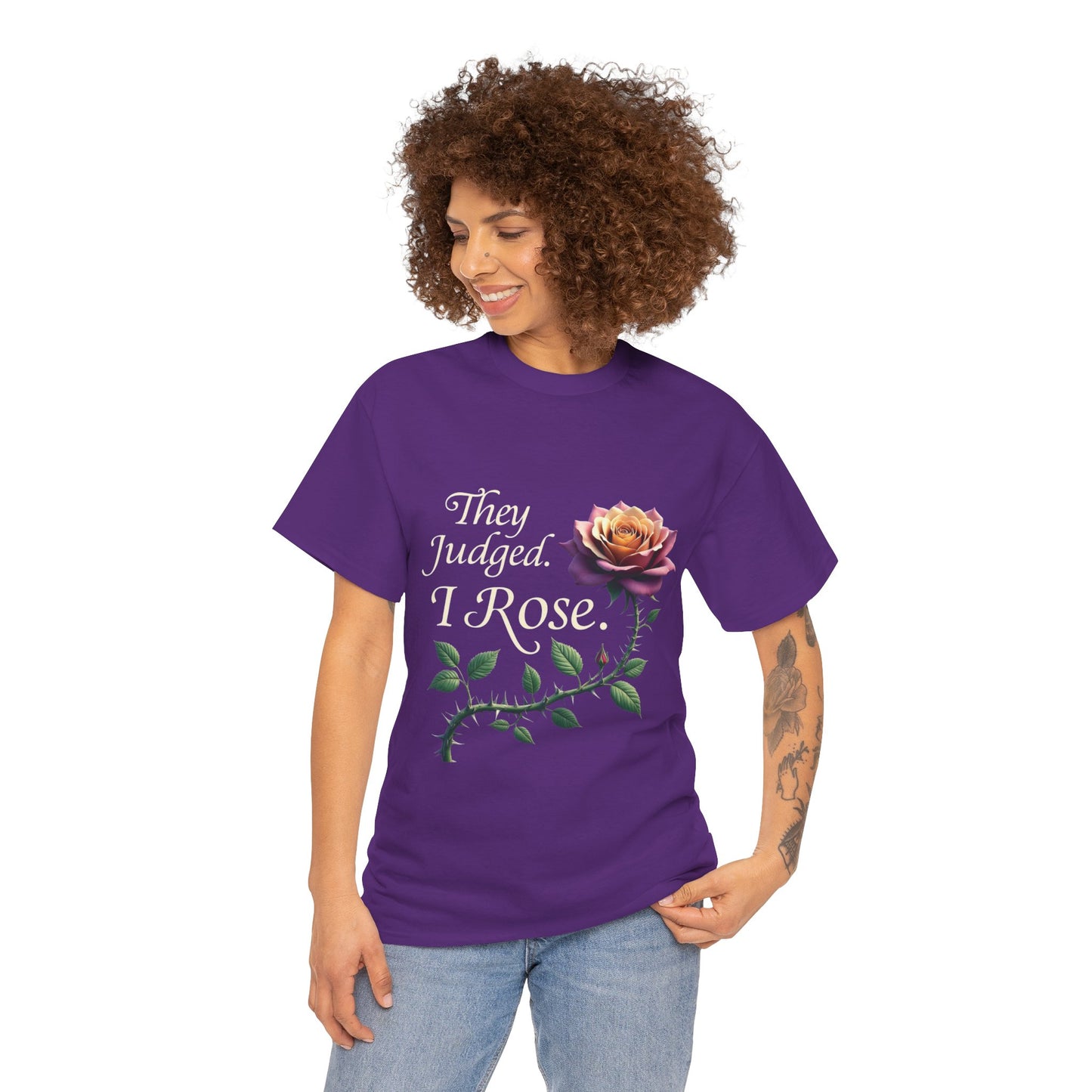 They Judged I Rose Unisex Heavy Cotton Tee