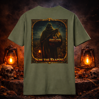 EO REBELLUTION SJ "The Reaper's Decree Tee™" Parable Puzzle Apparel