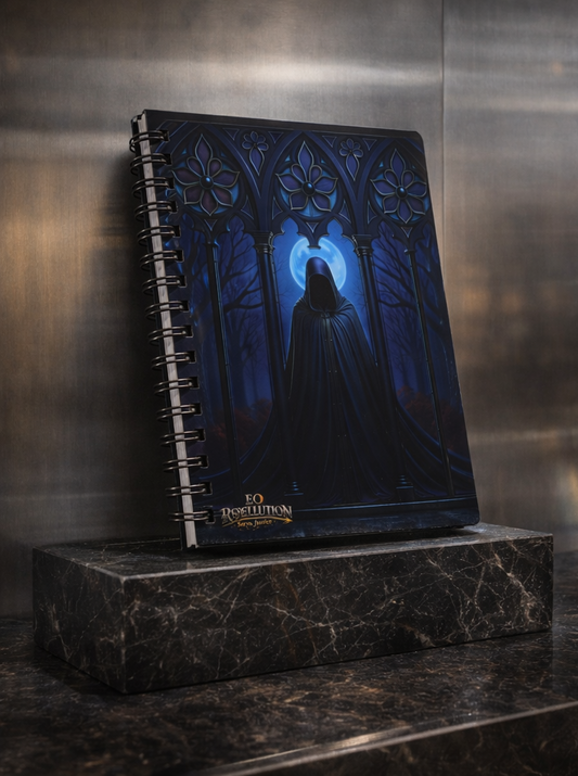The Threshold Guardian Spiral Bound Journal "Grim Leaving"