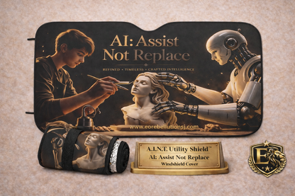 A.I.N.T. Utility Shield™ — AI: Assist Not Replace Windshield Cover