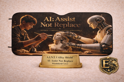 A.I.N.T. Utility Shield™ — AI: Assist Not Replace Windshield Cover