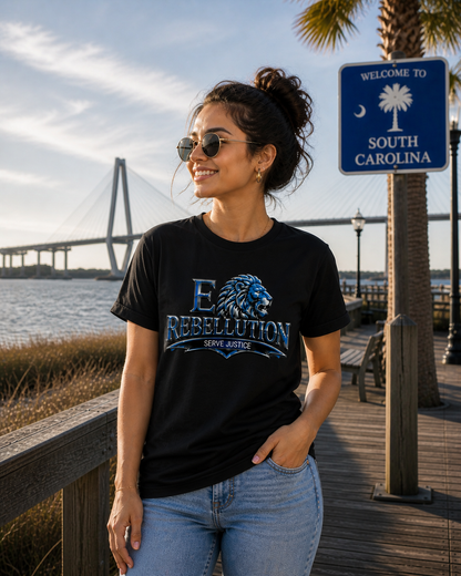 EO Rebellution SJ™ Signature Logo Tee — Foundational Issue