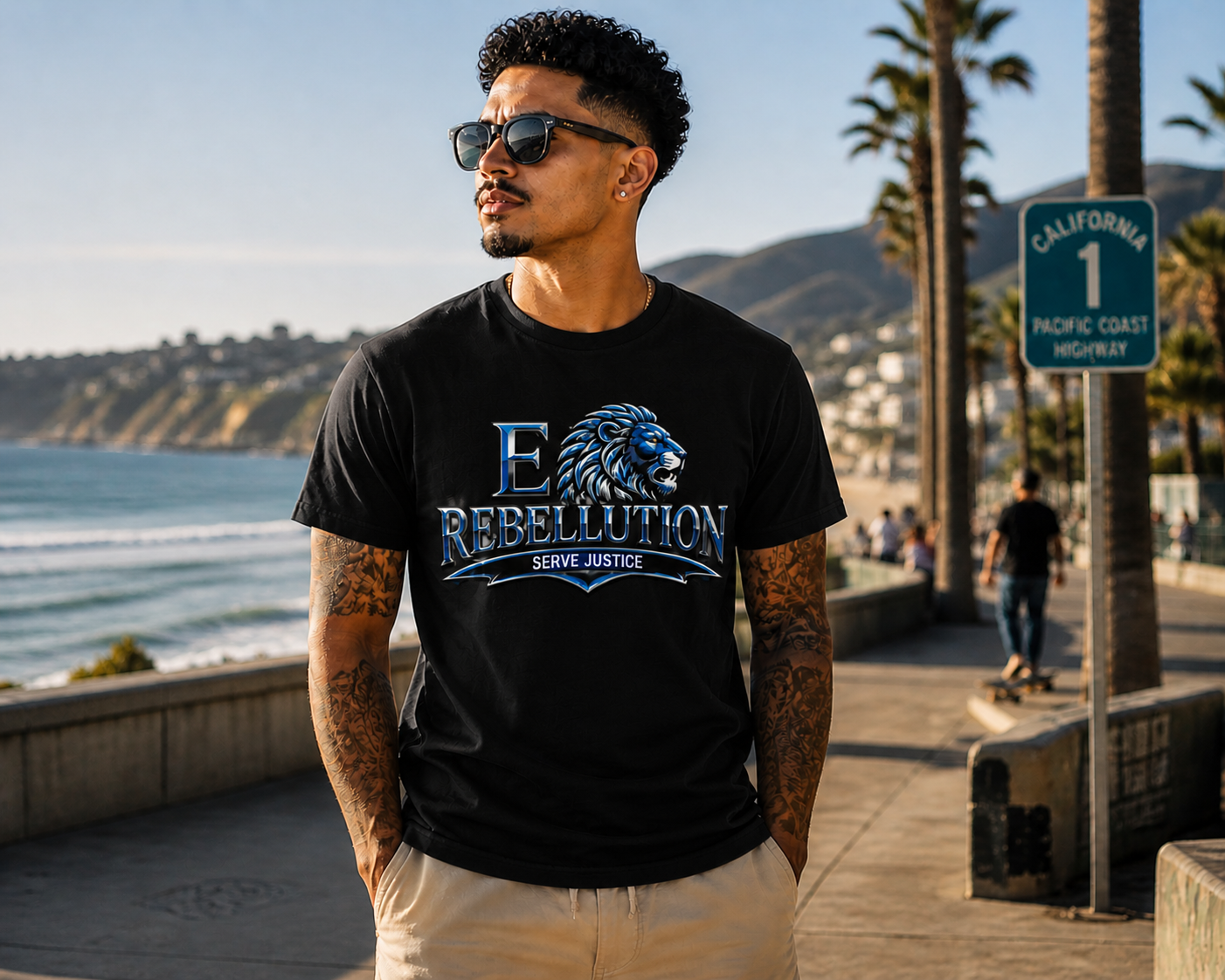 EO Rebellution SJ™ Signature Logo Tee — Foundational Issue