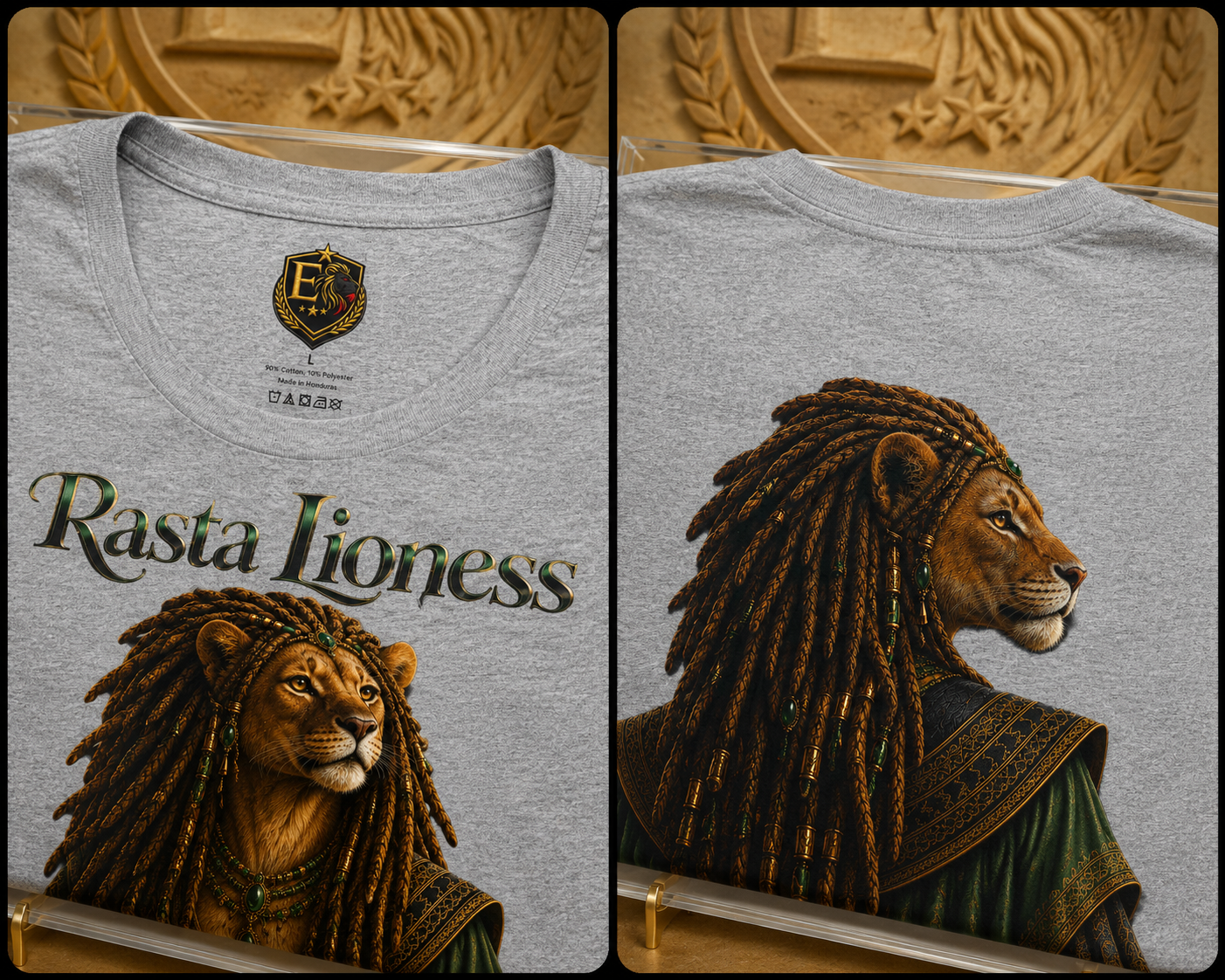 Rasta Lioness™ Premium Graphic Tee — Matriarch Issue
