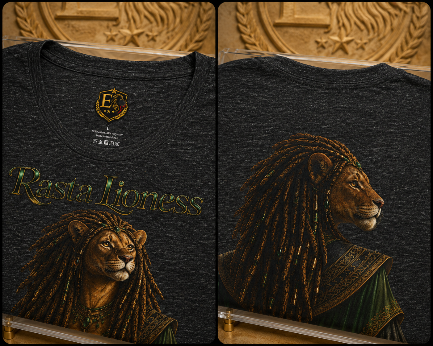 Rasta Lioness™ Premium Graphic Tee — Matriarch Issue