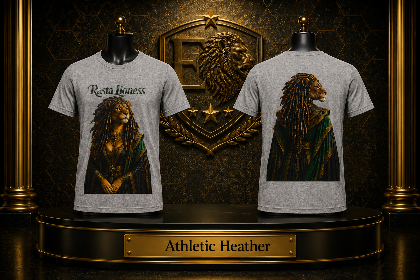Rasta Lioness™ Premium Graphic Tee — Matriarch Issue