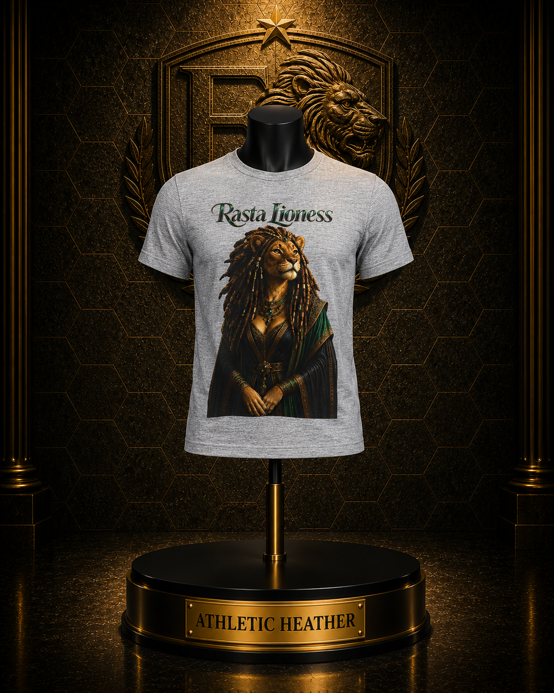 Rasta Lioness™ Premium Graphic Tee — Matriarch Issue